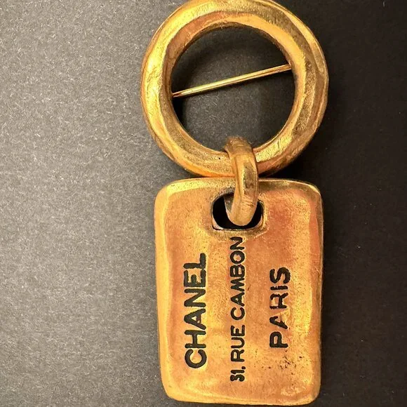 Chanel Rue Cambon 31 brooch /pin a rare find in perfect condition